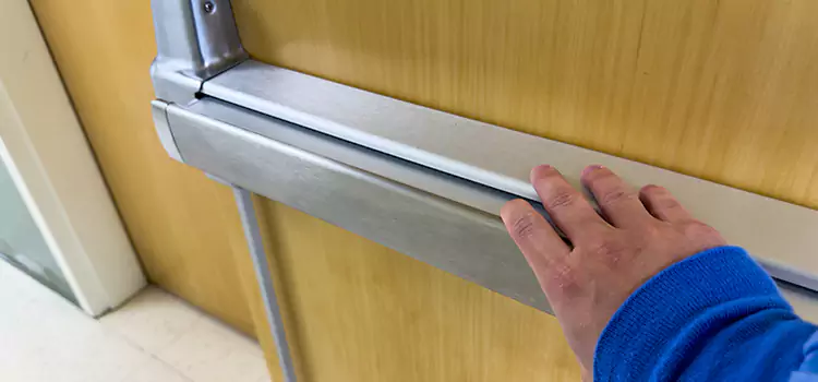 Installing a Push Bar on a Door Waco